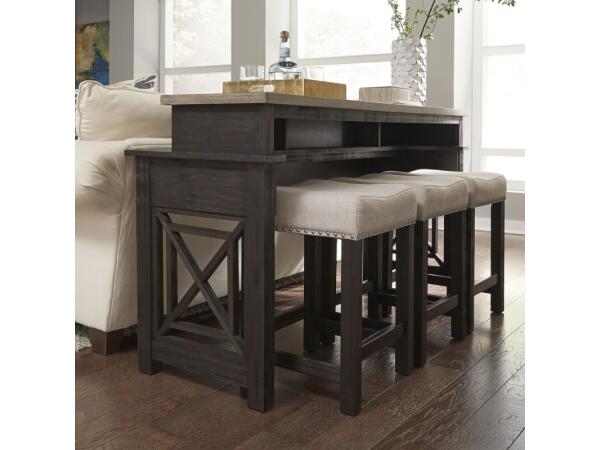 Heatherbrook Console Bar Table Console Tables Brown