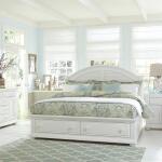 King Storage Bed, Dresser & Mirror, Chest, Night Stand