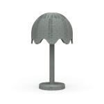 Scalloped Rattan Table Lamp