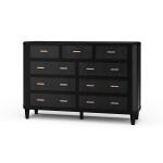 Lexington 9 Drawer Dresser W/ Rattan