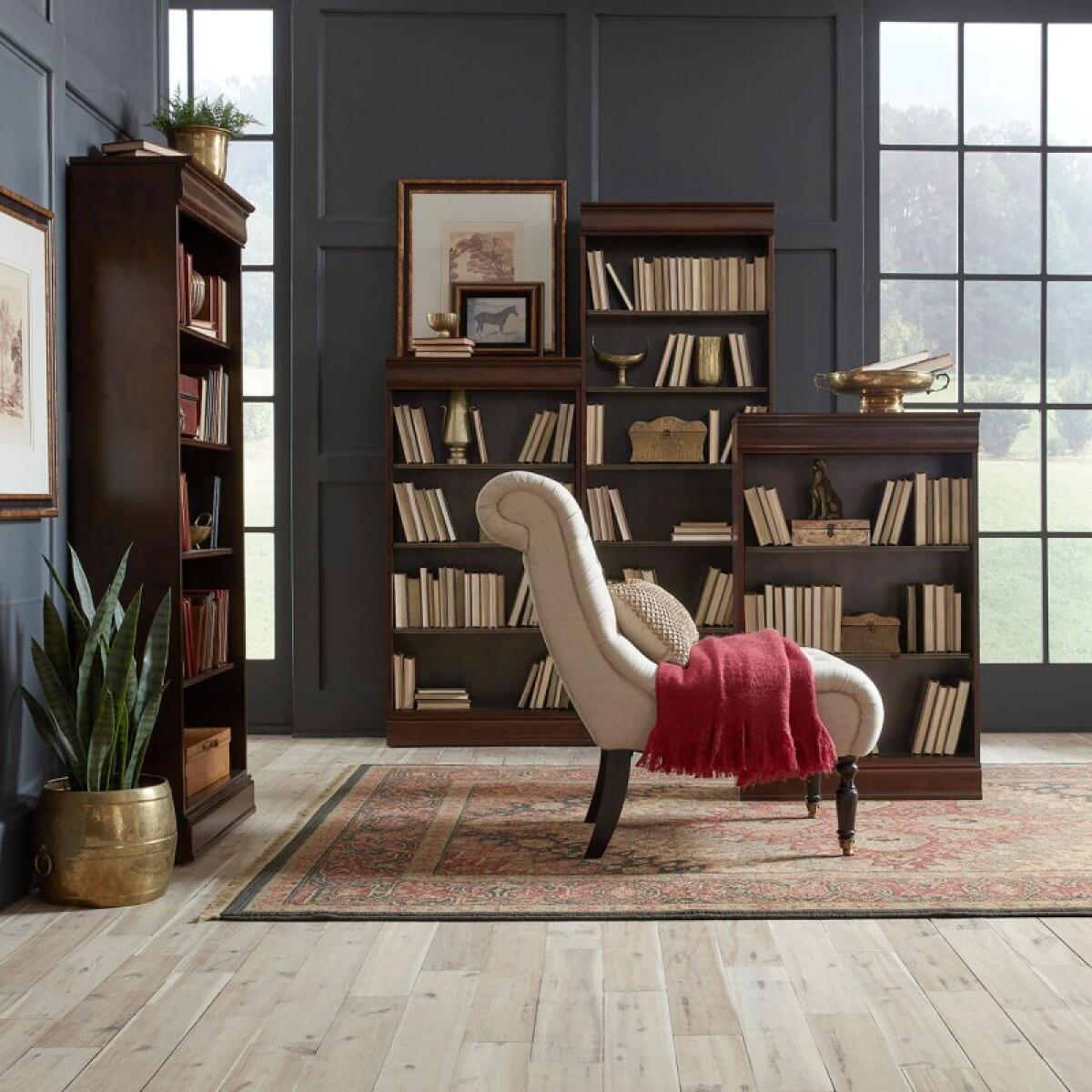 19f3a6218737c7db3bea212e696bf103 Brayton Manor Stepped Bookcase Wall - Image 1