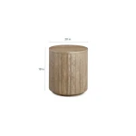 Andora Round Plinth End Table - Image 3