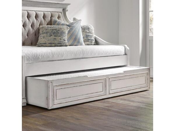 Magnolia Manor Twin Trundle Unit Bed Parts Antique White