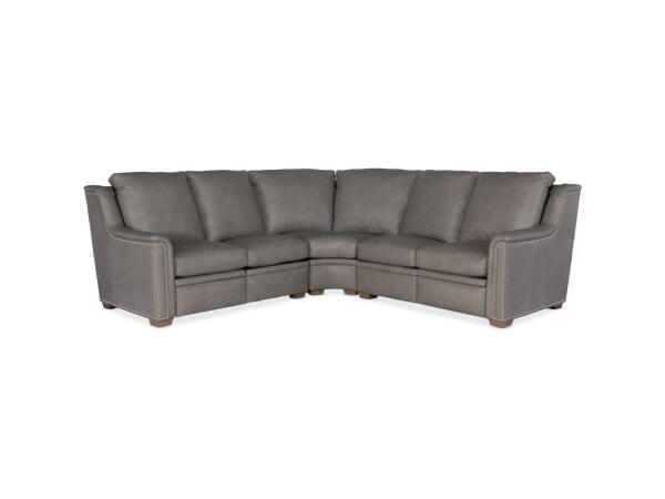 Sectionals 204 Raiden Reclining Sectional with One-Piece Back Sectionals Bradington-Young