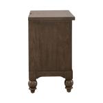 Americana Farmhouse 2 Drawer Night Stand w/ Charging Station - Image 5