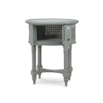 Montego Side Table W/ Rattan Door - Image 6