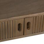 Chaplin 2 Door Brown Writing Desk - Image 5