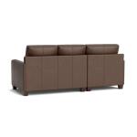 Carolina Leather Track Arm Chaise Sectional Sectionals Bassett Furniture 13