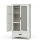 Jamison Wardrobe W/ Rattan Door