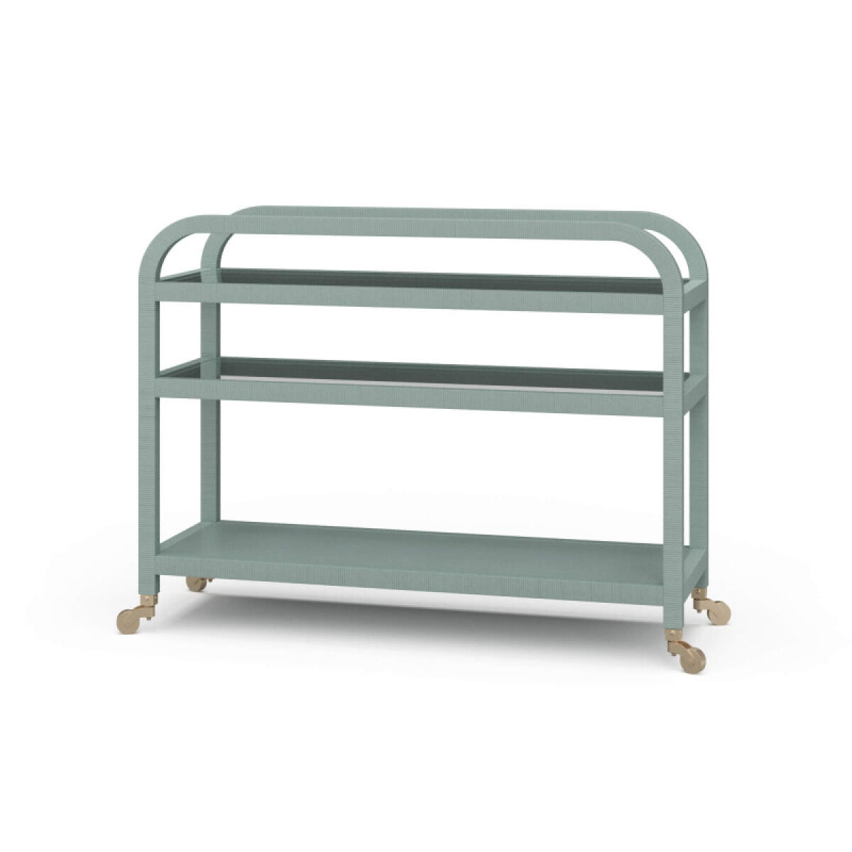 1af14f0757c0de5d0878c84127cda647 Vannes Bar Cart W/ Rattan - Image 1