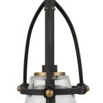 Saugus, 1 Lt Pendant Lighting Black 18