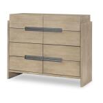 Dresser Weathered Oak Finish Youth Dressers Brown 8