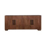 Easton 82 Inch TV Console Entertainment Stands Brown 20
