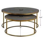 Aragon Nesting Coffee Tables, S/2, Gray - Image 7