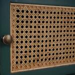 Montego Square End Table W/ Drawer & Rattan Door - Image 4