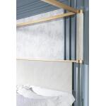Panel Bed Canopy Acrylic Posts Queen 5/0 Beds Beds 15