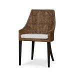 Savanah Rattan Dining Chair W/ Seat Cushion - Image 5