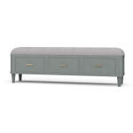 Lexington Bench W/ Rattan - Image 2
