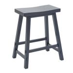 Creations 24 Inch Sawhorse Counter Stool- Navy - Image 3