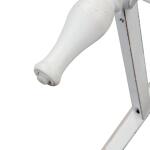 Magnolia Manor Ladder Back Counter Chair (RTA) Barstools Antique White & Weathered Bark 21