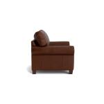 Carolina Leather Roll Arm Chair - Image 5