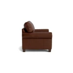 Carolina Leather Roll Arm Chair - Image 4