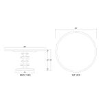 Milano Round Dining Table - Image 8
