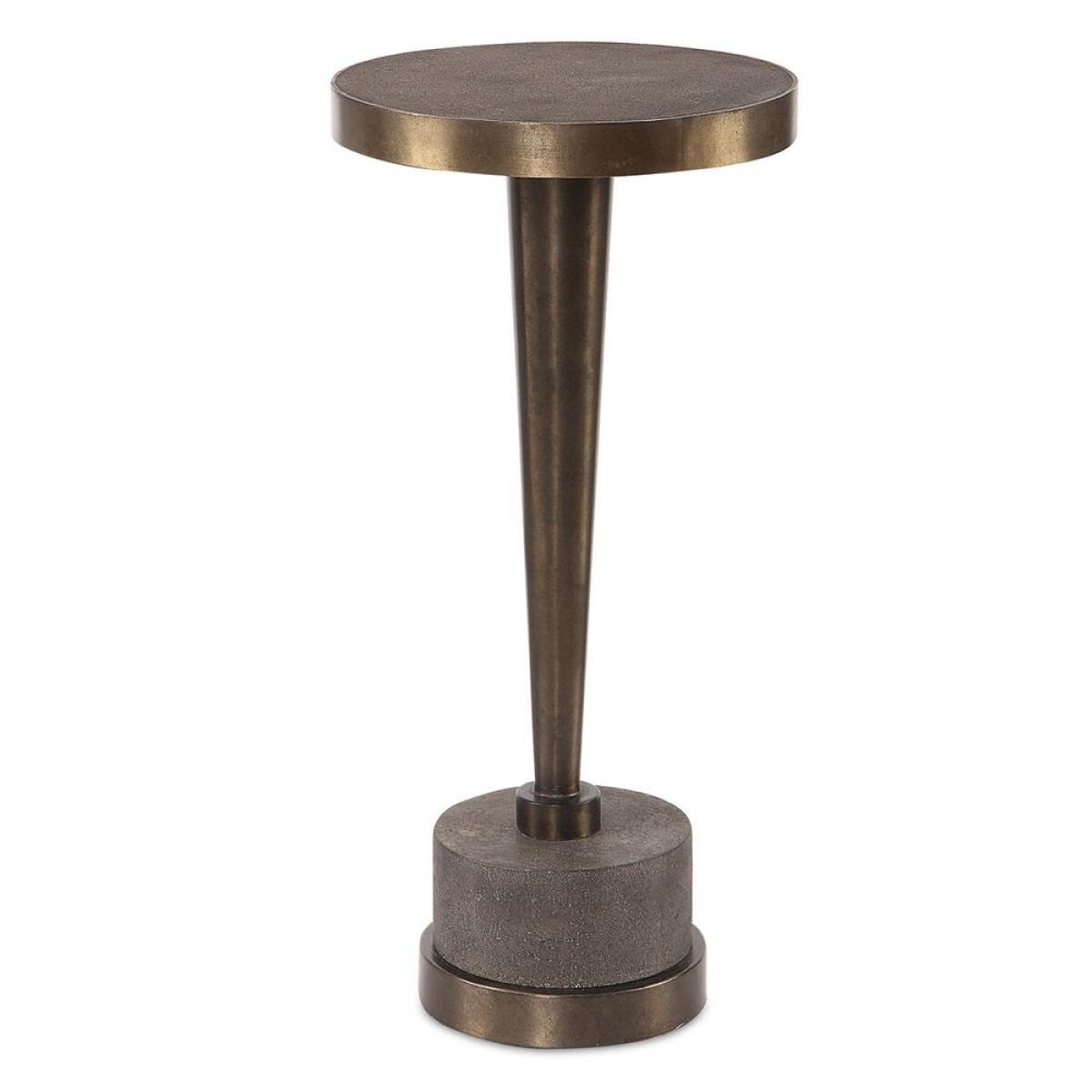 1c2c1f3b3b2e0e3394d124f5e724e14d Masika Drink Table, Bronze - Image 1