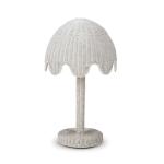 Scalloped Rattan Table Lamp - Image 3