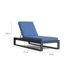 Bonavista Outdoor Chaise Lounge - Image 7