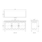 Chloe Sideboard W/ Glass Door - Image 9