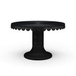 Scalloped Round Rattan Dining Table 48''