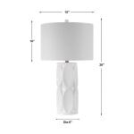 Sinclair Table Lamp, White - Image 8