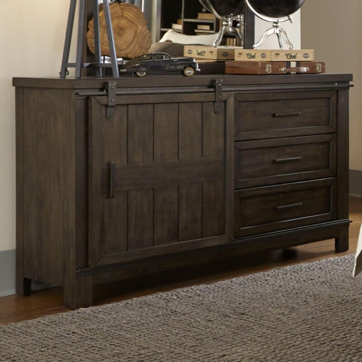 Thornwood Hills Barn Door Dresser Youth Dressers Brown 2 Thornwood Hills Barn Door Dresser Youth Dressers Brown 2