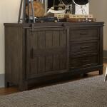 Thornwood Hills Barn Door Dresser Youth Dressers Brown 7
