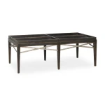 Woodridge Cavern Black Rectangular Cocktail Table