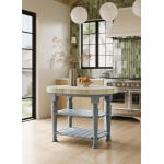 Farmhouse Butcher Block Kitchen Island - Image 3