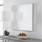 Alexo Square Mirror, Silver - Image 5