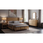 Lexington Bench W/ Rattan Chairs & Benches Bramble 14