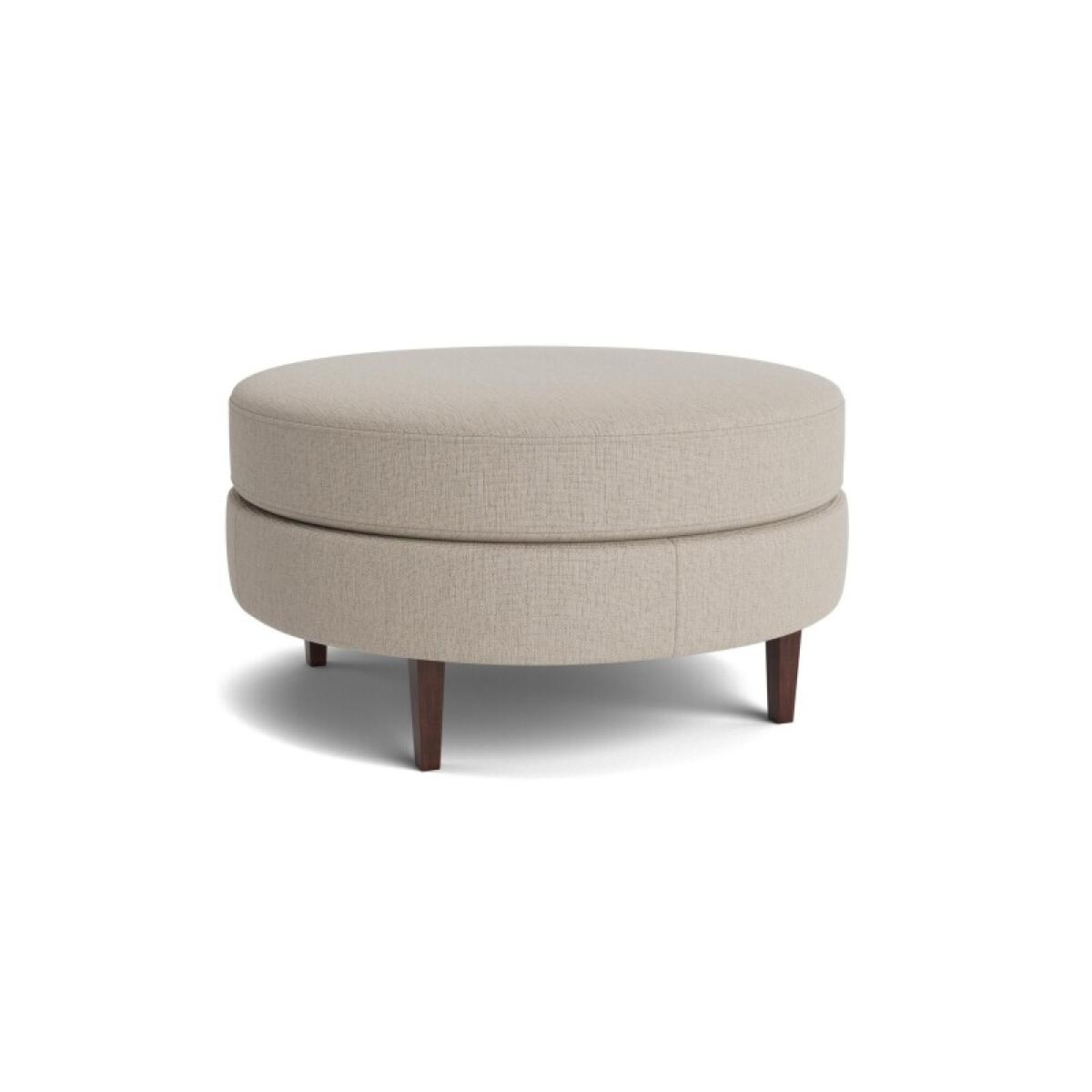 Delway Round Ottoman Ottomans & Poufs Bassett Furniture 2 Delway Round Ottoman Ottomans & Poufs Bassett Furniture 2
