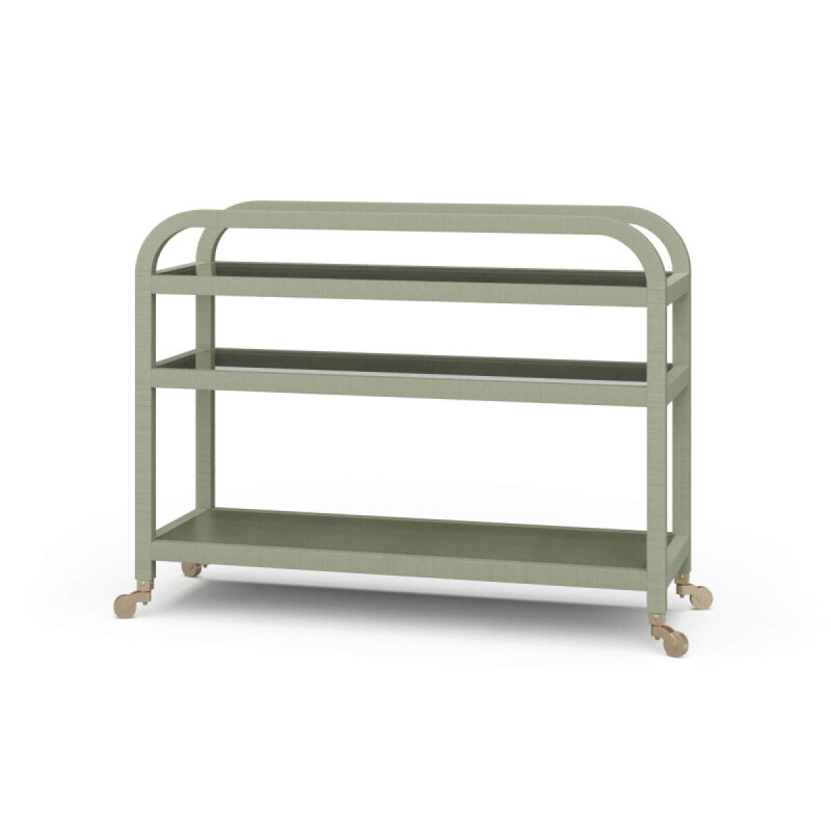 1d05f0564e859d19a303b5c2cef52f23 Vannes Bar Cart W/ Rattan - Image 1