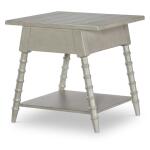 Splayed Bobbin Leg 1 Drw End Table - Image 3