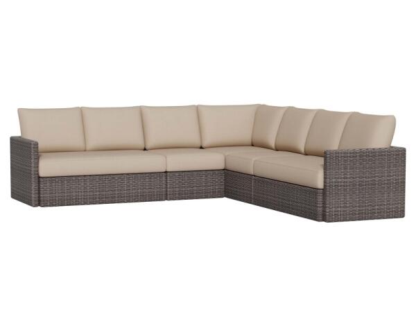 Ashford Outdoor L-Shaped Sectional Outdoor Sofas Bassett Furniture