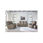 Wendell Leather Power Reclining Loveseat with Center Console - Image 3
