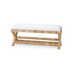 Renoir Rattan X Bench Medium - Image 5