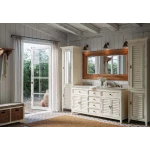Shutter Double Vanity W/ Sink & Marble Top - Image 4