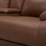 Loveseat w/Console P3 & ZG - Saddle - Image 10