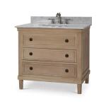 Hayward Single Vanity W/ Sink & Marble Top - Image 3