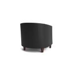 Maxwell Leather Accent Chair Chairs Bassett Furniture 11