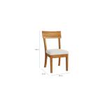 Rollins Dining Chair with Upholstered Seat Chairs & Benches Bassett Furniture 13